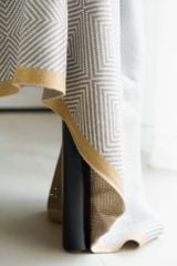 Chăn Thun Len Dệt Kim Decor Tông Xám