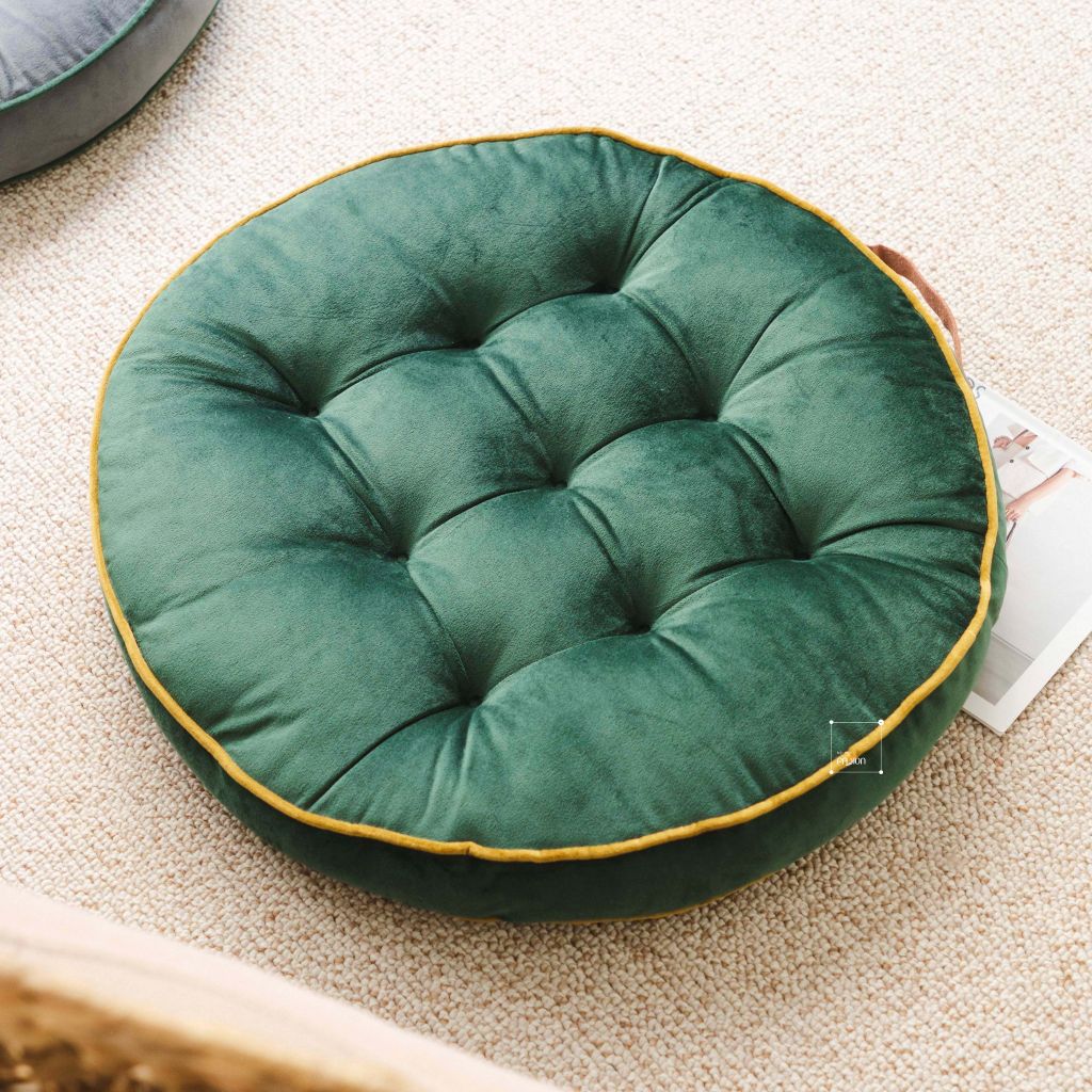 Đệm Ngồi Tròn Nhung Hà Lan Đệm Tatami Nhật Bản 58x58cm