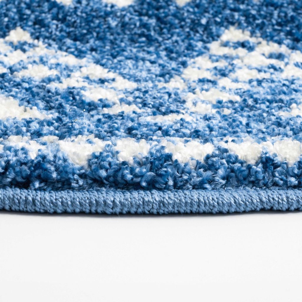 Thảm Tròn Lông Ngắn Trải Sàn Họa Tiết Hoa Văn Trống Đồng