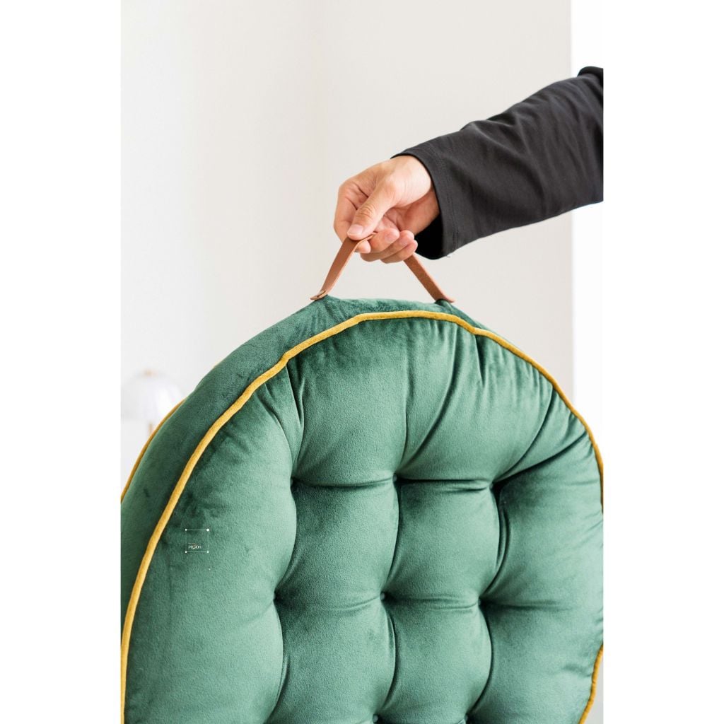Đệm Ngồi Tròn Nhung Hà Lan Đệm Tatami Nhật Bản 58x58cm