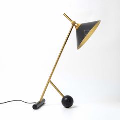 Đèn Bàn Decor Phòng Ngủ Chân Phối Đá Cẩm Thạch