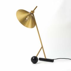 Đèn Bàn Decor Phòng Ngủ Chân Phối Đá Cẩm Thạch