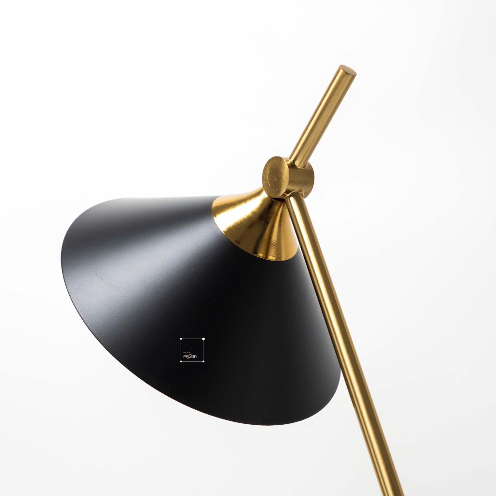 Đèn Bàn Decor Phòng Ngủ Chân Phối Đá Cẩm Thạch