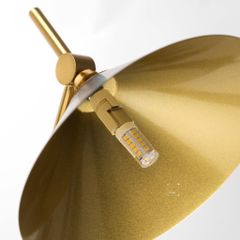 Đèn Bàn Decor Phòng Ngủ Chân Phối Đá Cẩm Thạch