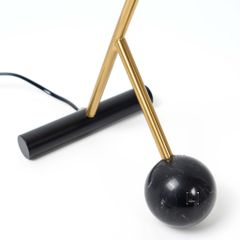 Đèn Bàn Decor Phòng Ngủ Chân Phối Đá Cẩm Thạch