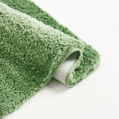 Set 2 Thảm Bếp Sợi Len Siêu Thấm Trơn Màu Giặt Máy