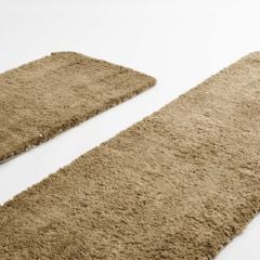 Set 2 Thảm Bếp Sợi Len Siêu Thấm Trơn Màu Giặt Máy
