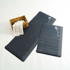 Thảm Bếp Da Napa Cao Cấp Hấp Thụ Nước Chống Trượt Cao Cấp