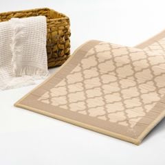 Thảm Bếp Canvas Chần Bông Chống Trượt Chống Sốc Hoa Văn Cao Cấp