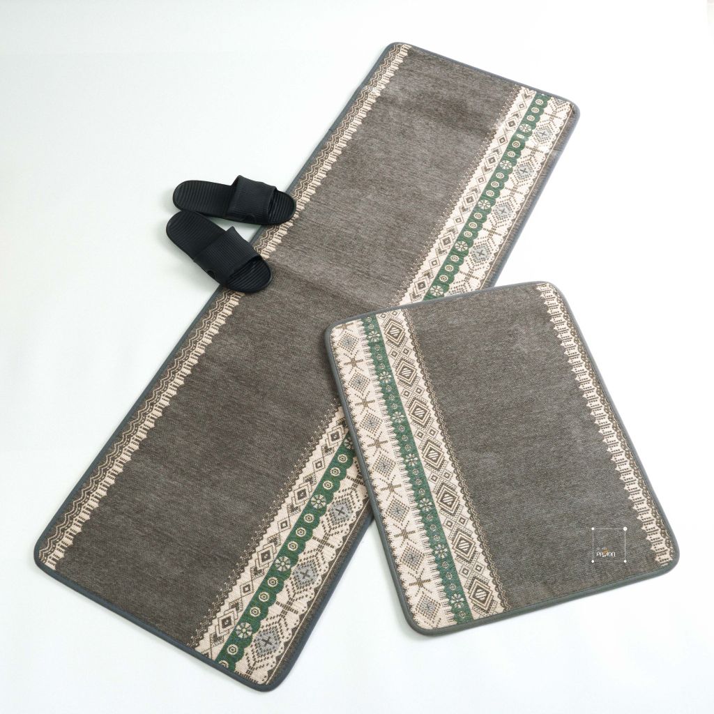 Thảm Bếp Nhung Dệt Sợi Jacquard Chống Trượt Cao Cấp Có Bán Lẻ Thảm Đơn