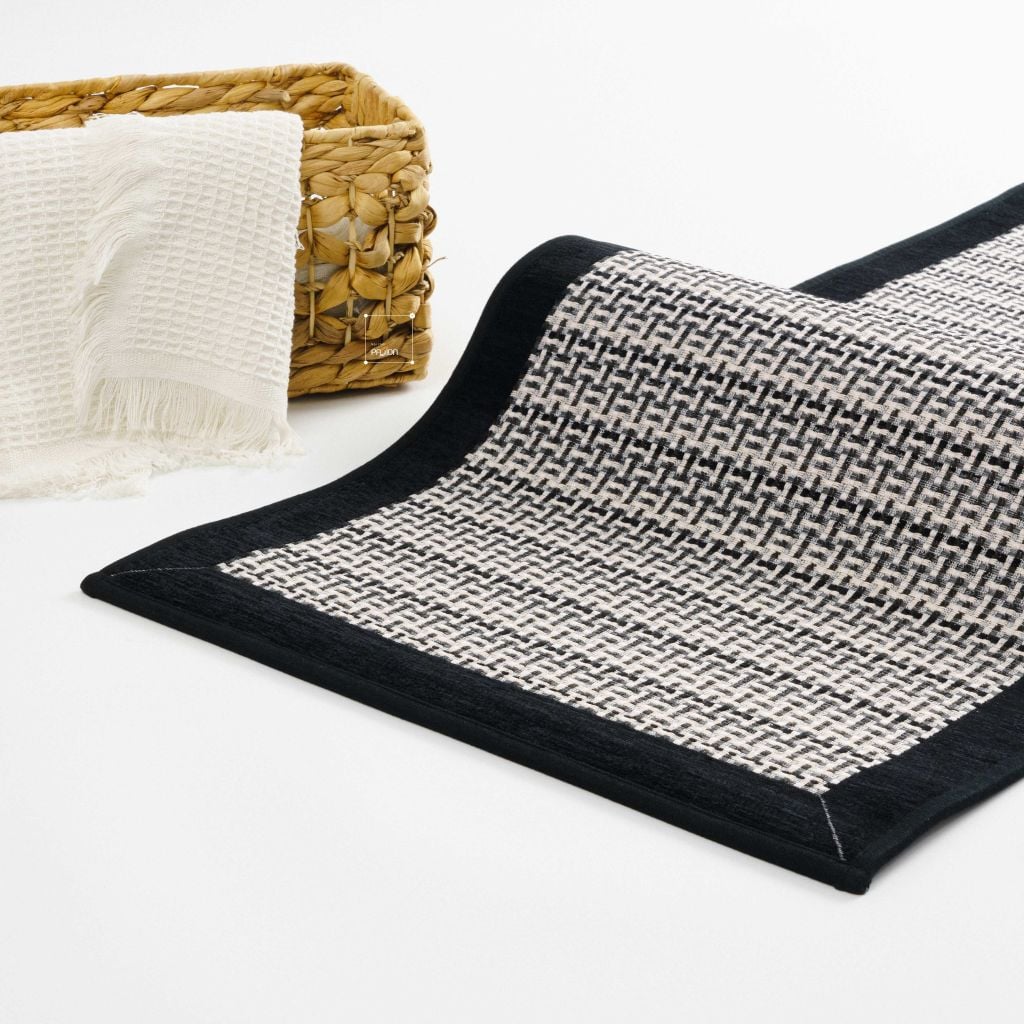 Thảm Bếp Chống Trượt Thấm Dầu Bề Mặt Sợi Đan Dệt Sang Trọng