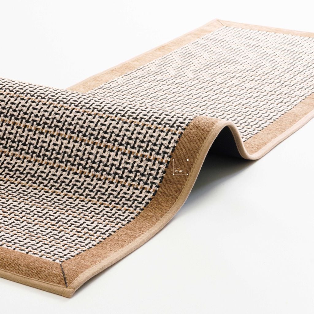 Thảm Bếp Chống Trượt Thấm Dầu Bề Mặt Sợi Đan Dệt Sang Trọng