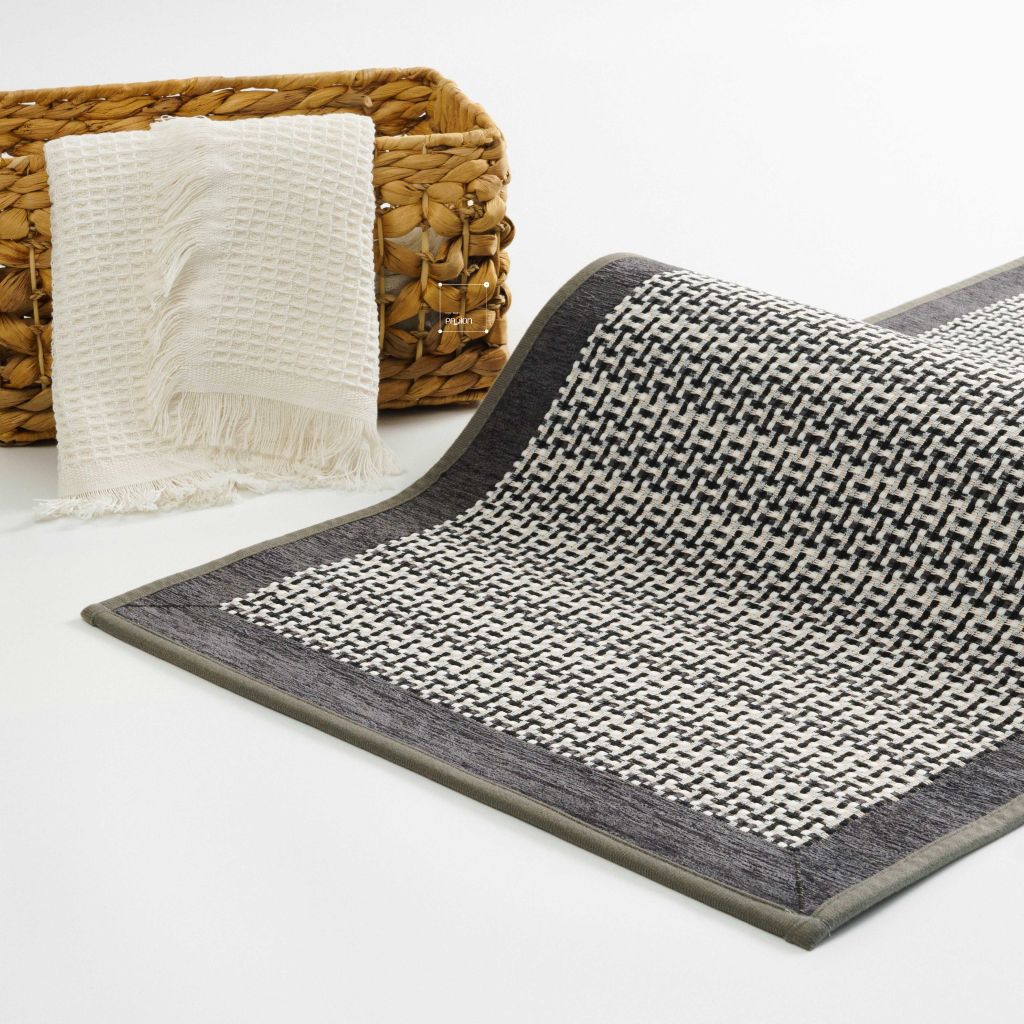 Thảm Bếp Chống Trượt Thấm Dầu Bề Mặt Sợi Đan Dệt Sang Trọng