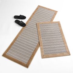 Thảm Bếp Chống Trượt Thấm Dầu Bề Mặt Sợi Đan Dệt Sang Trọng