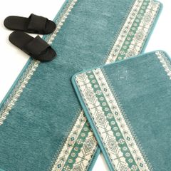 Thảm Bếp Nhung Dệt Sợi Jacquard Chống Trượt Cao Cấp Có Bán Lẻ Thảm Đơn