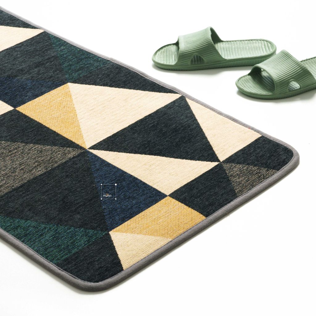 Thảm Bếp Nhung Dệt Sợi Jacquard Chống Trượt Cao Cấp Có Bán Lẻ Thảm Đơn