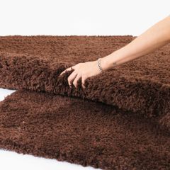 Thảm Lông Sợi Ngắn Len Cừu Mềm Mại Trang Trí Phòng Khách