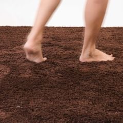 Thảm Lông Sợi Ngắn Len Cừu Mềm Mại Trang Trí Phòng Khách