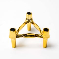 Chân Nến Hình Phân Tử 3 Chân Trang Trí Nối Tầng Decor