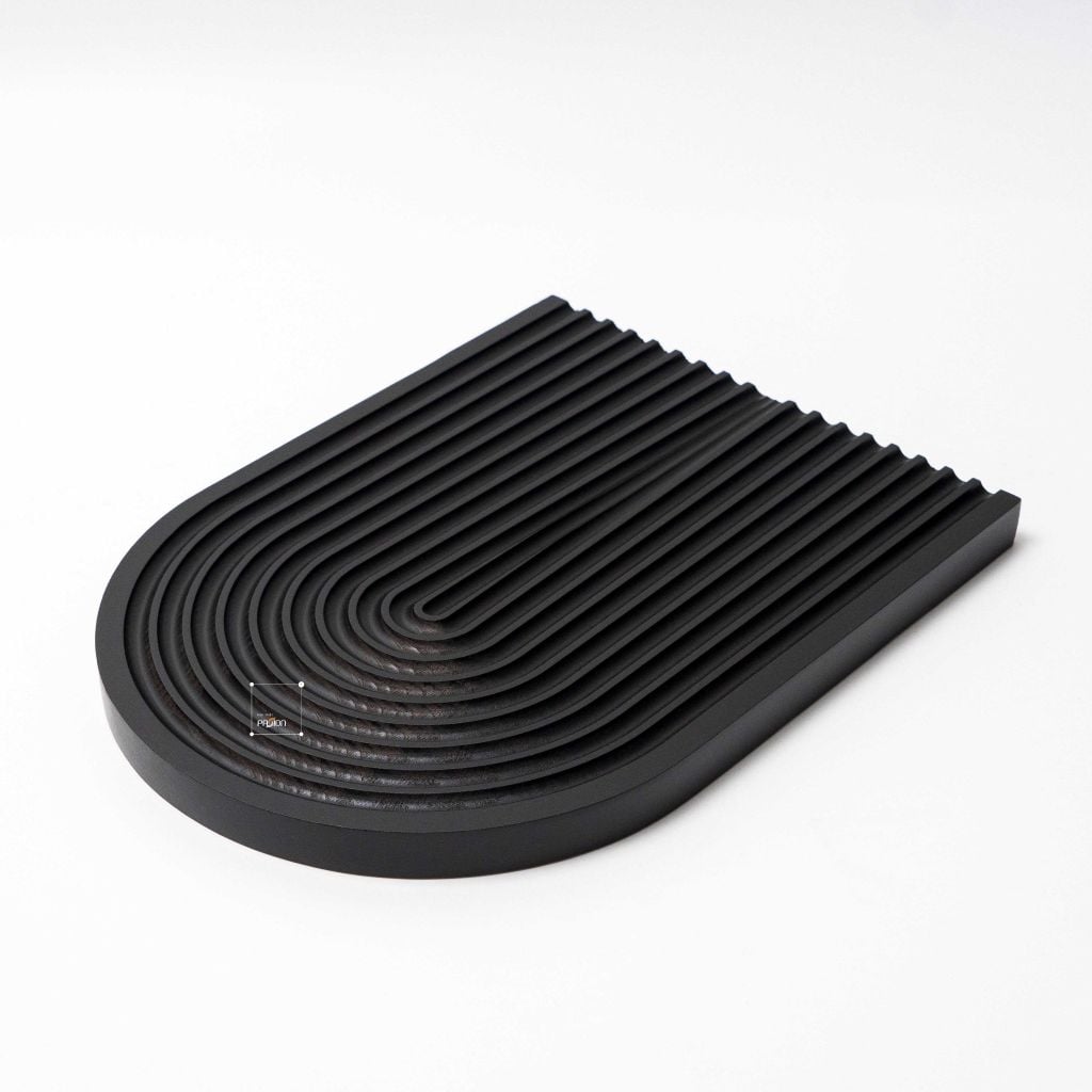 Thớt Gỗ Kẻ Sọc Gợn Sóng Đạo Cụ Chụp Ảnh Decor Bếp Sang Trọng