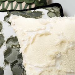 Vỏ Gối Tựa Lưng Phong Cách Bắc Âu Xanh Green Phối Be