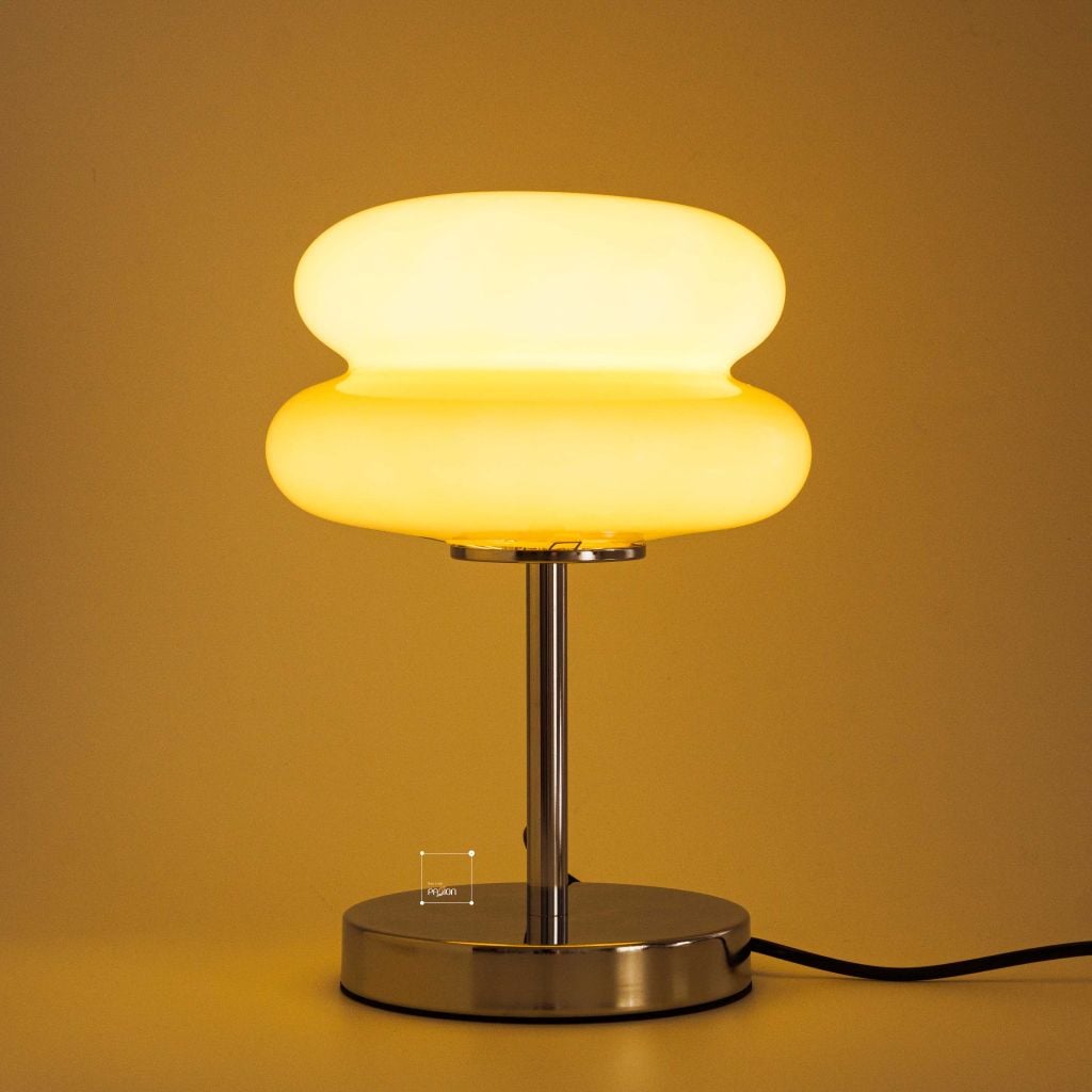 Đèn Bàn Đèn Ngủ Bauhaus Kiểu Bánh Kẹp Tròn