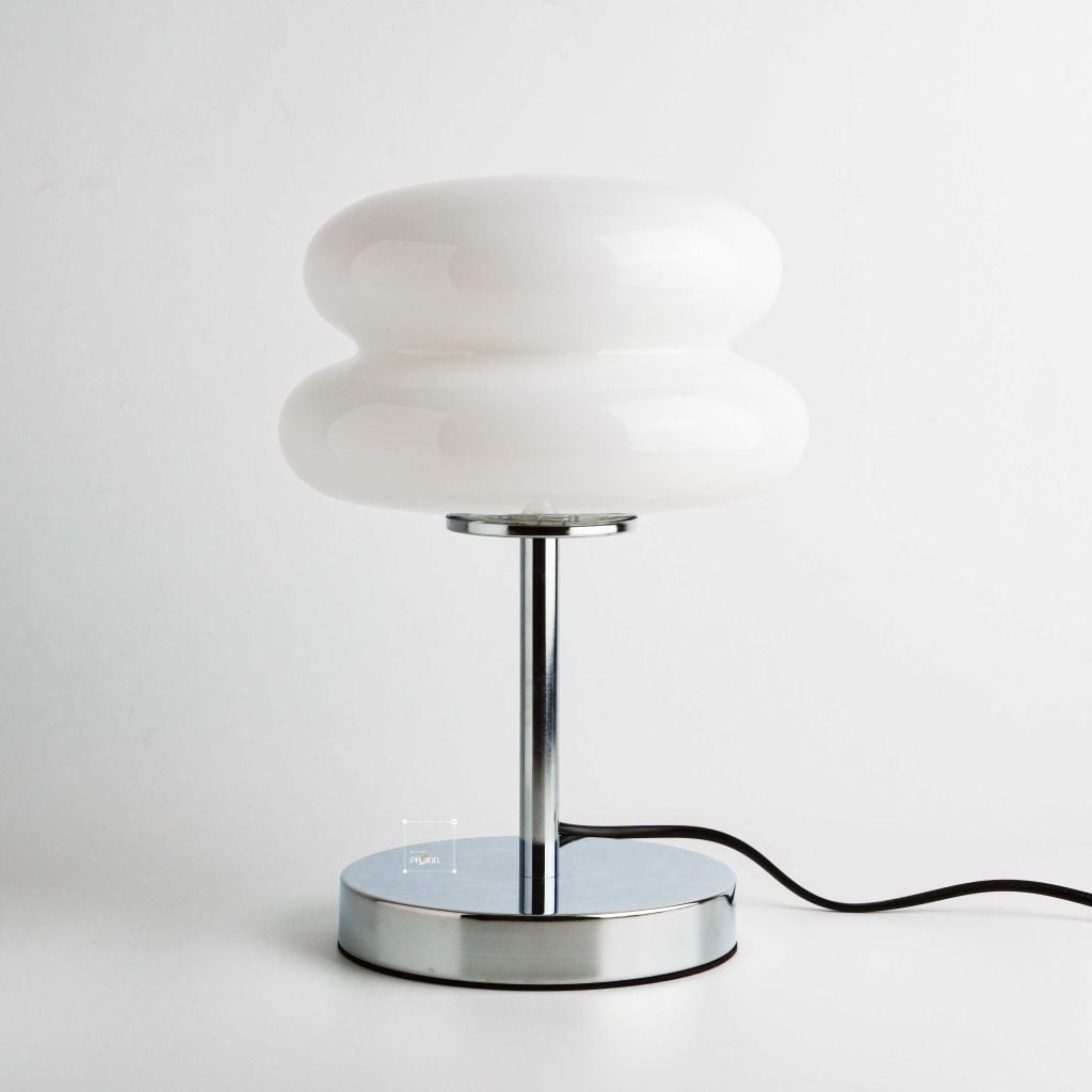 Đèn Bàn Đèn Ngủ Bauhaus Kiểu Bánh Kẹp Tròn