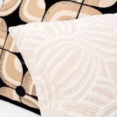 Vỏ Gối Tựa Lưng Dệt Sợi Jacquard Sang Trọng 50cm