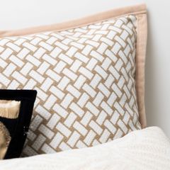 Vỏ Gối Tựa Lưng Dệt Sợi Jacquard Sang Trọng 50cm