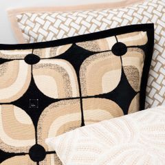 Vỏ Gối Tựa Lưng Dệt Sợi Jacquard Sang Trọng 50cm