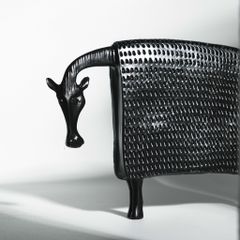Tượng Decor Nghệ Thuật Tối Giản Hình Ngựa Mặc Áo Giáp