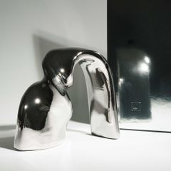 Tượng Decor Hình Xoắn Bằng Gốm Phong Cách Tối Giản