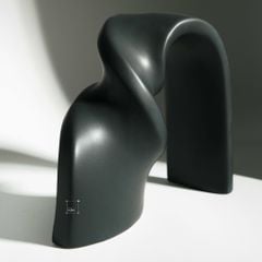 Tượng Decor Hình Xoắn Bằng Gốm Phong Cách Tối Giản