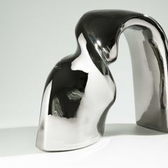 Tượng Decor Hình Xoắn Bằng Gốm Phong Cách Tối Giản