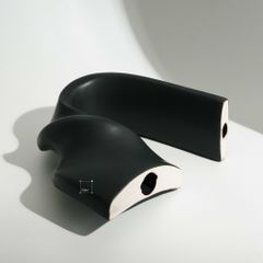 Tượng Decor Hình Xoắn Bằng Gốm Phong Cách Tối Giản