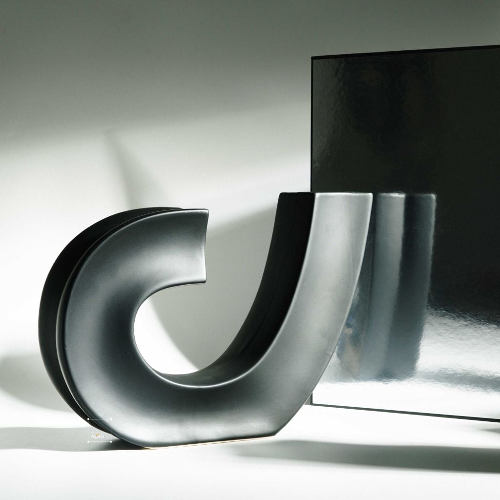 Bình Hoa Decor Kiểu Dáng Móc Nốt Nhạc