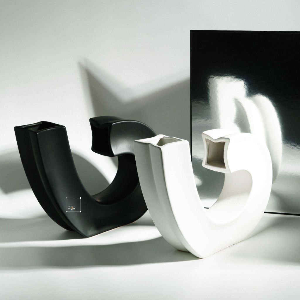 Bình Hoa Decor Kiểu Dáng Móc Nốt Nhạc