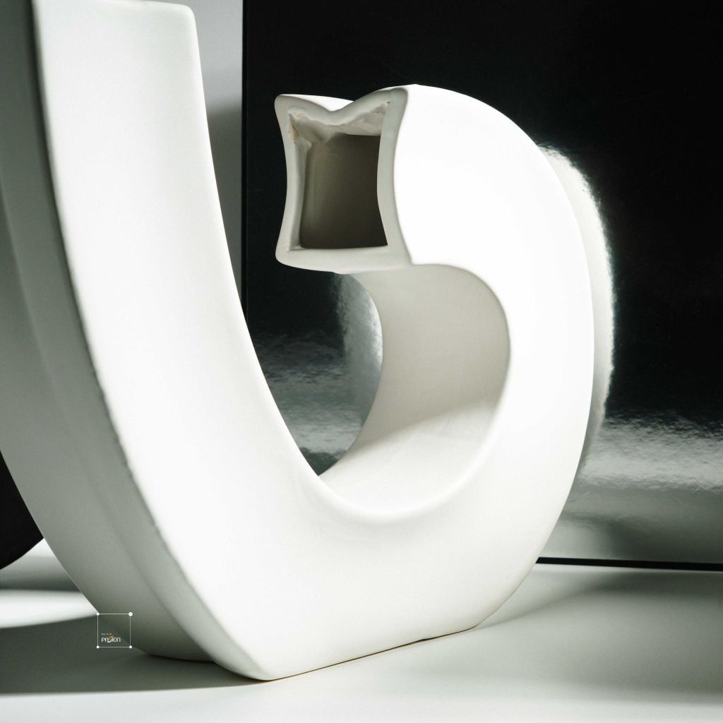 Bình Hoa Decor Kiểu Dáng Móc Nốt Nhạc