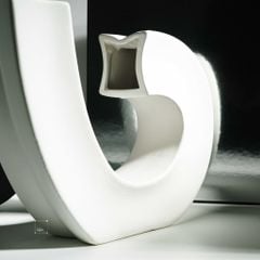 Bình Hoa Decor Kiểu Dáng Móc Nốt Nhạc