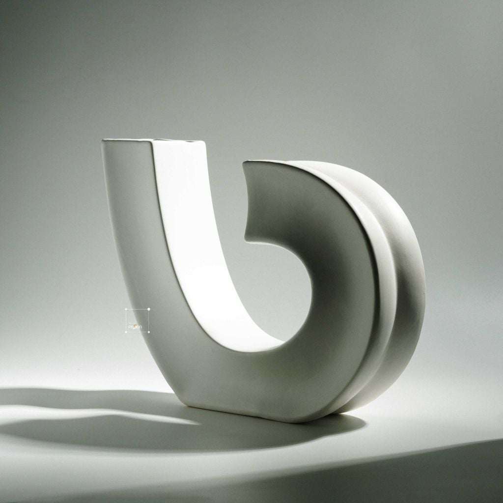 Bình Hoa Decor Kiểu Dáng Móc Nốt Nhạc