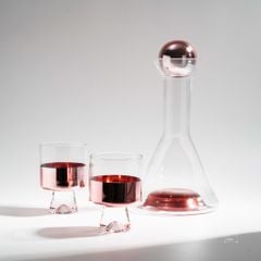 Bộ Set Bình Và Hai Cốc Rượu Đơn Giản Kiểu Pháp