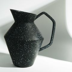 Bình Gốm Trang Trí Thiết Kế Sáng Tạo Sọc Trắng Đen