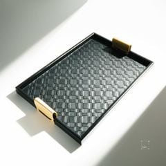 Khay Đựng Đồ Trang Sức Lót Da Kiểu Pháp