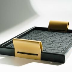 Khay Đựng Đồ Trang Sức Lót Da Kiểu Pháp