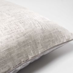 Vỏ Gối Tựa Lưng Trang Trí Thêu Cao Cấp Size 50cm - Gân Be