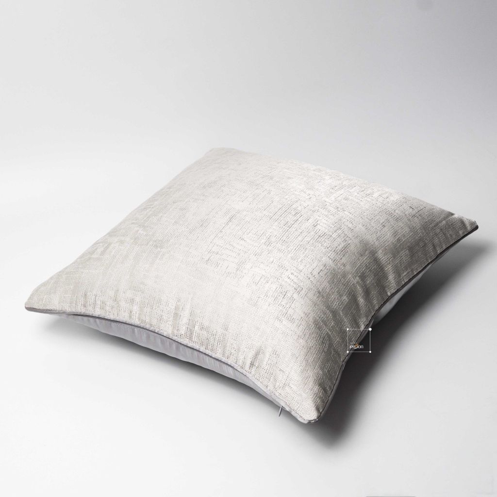 Vỏ Gối Tựa Lưng Trang Trí Thêu Cao Cấp Size 50cm - Gân Be