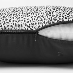 Vỏ Gối Tựa Lưng Trang Trí Thêu Cao Cấp Size 50cm - Xám Beo