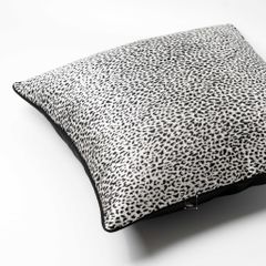 Vỏ Gối Tựa Lưng Trang Trí Thêu Cao Cấp Size 50cm - Xám Beo