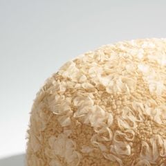 Vỏ Đệm Ngồi Nhung Dệt Hoa Phồng Pouf