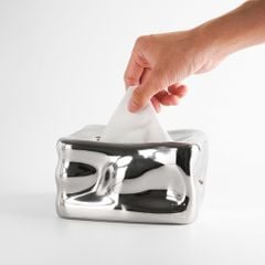 Hộp Khăn Giấy Sứ Phủ Bóng Cao Cấp Cong Sáng Tạo